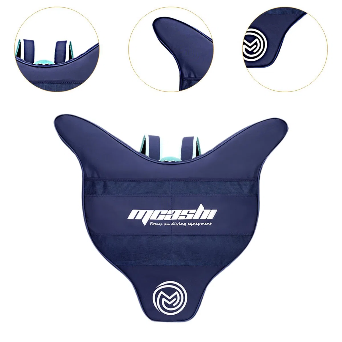 Meerjungfrau Flossen Rucksack Schwimmen Monoflosse Tasche Badeflossen Aufbewahrung Tauchsport Rucksack Nylon Schaum für Tauchen Schwimmen Alltag Reise