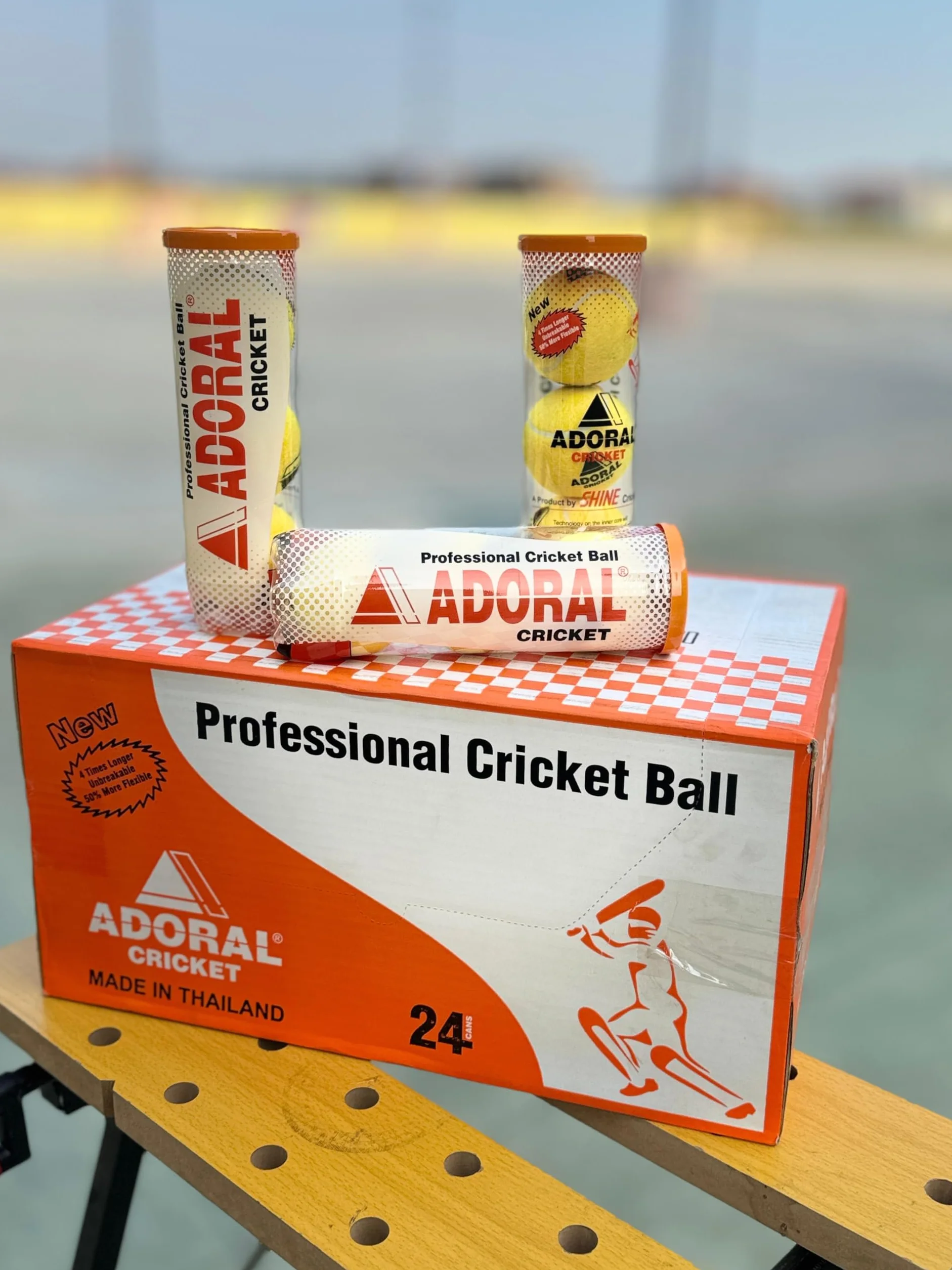 Generico Adoral Shine Tapeball Cricket Balls, (1 Pack 3 Bälle)