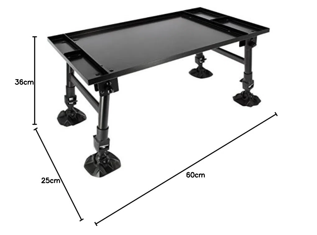 NGT Unisex Fo Bivvytable groß Dynamic Karpfen Angeln Zelt Tisch Erweiterbarer Schutzblech Fuß, Grün, 35.5 x 60cm