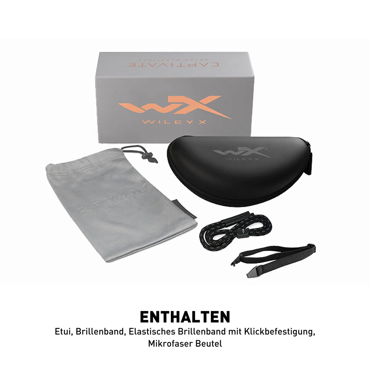 Wiley X │ WX Breach | Sonnenbrille Herren │ Sportbrille Polarisiert │ Sonnenbrille Herren Polarisiert │ 100% UVA/UVB-Schutz | Ideal bei Outdoor-Aktivitäten | Fahrradbrille Wandern Sport Laufen…