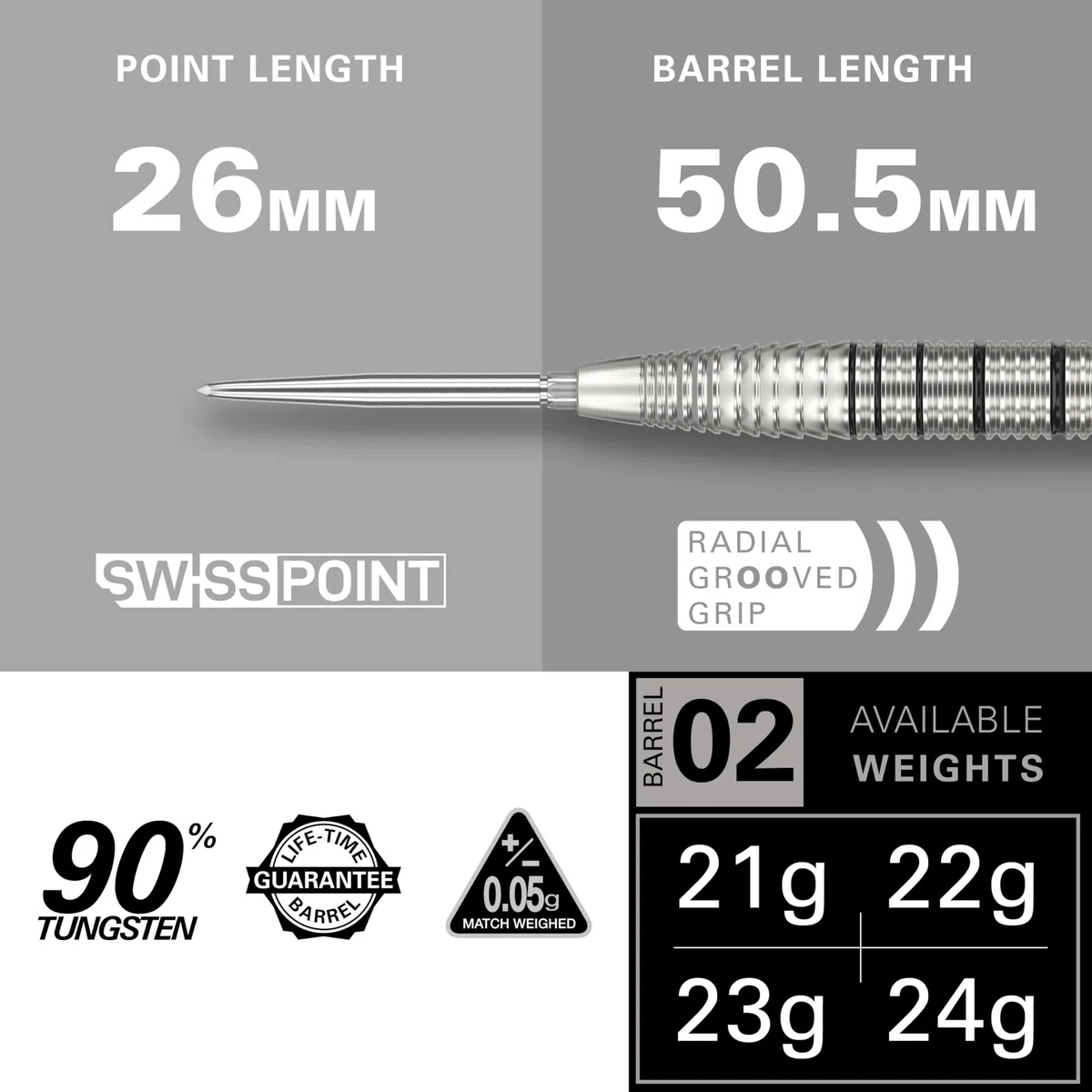 Target Darts EXO Edition 90% Wolfram Stahlspitze Darts Set – Stahlspitzen Dart Sets, Swiss Point Darts mit Pro Grip Schäfte und No.6 Flights, SP Werkzeug Inklusive | Professionelle Dart Sets