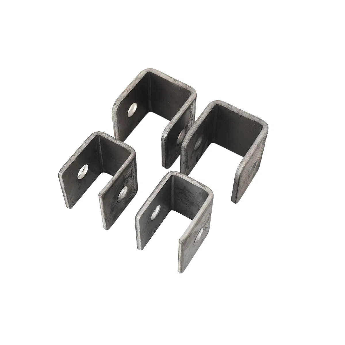 Anhänger-Blattfeder-Kit, 2 Stück Ersatz für SW4B 4-Blatt-Anhängerfeder, Blattfeder Montageset und U -Bolzen Hanger Kit für 3500 lbs Einzelachse, Anhängerachse Suspension Kit