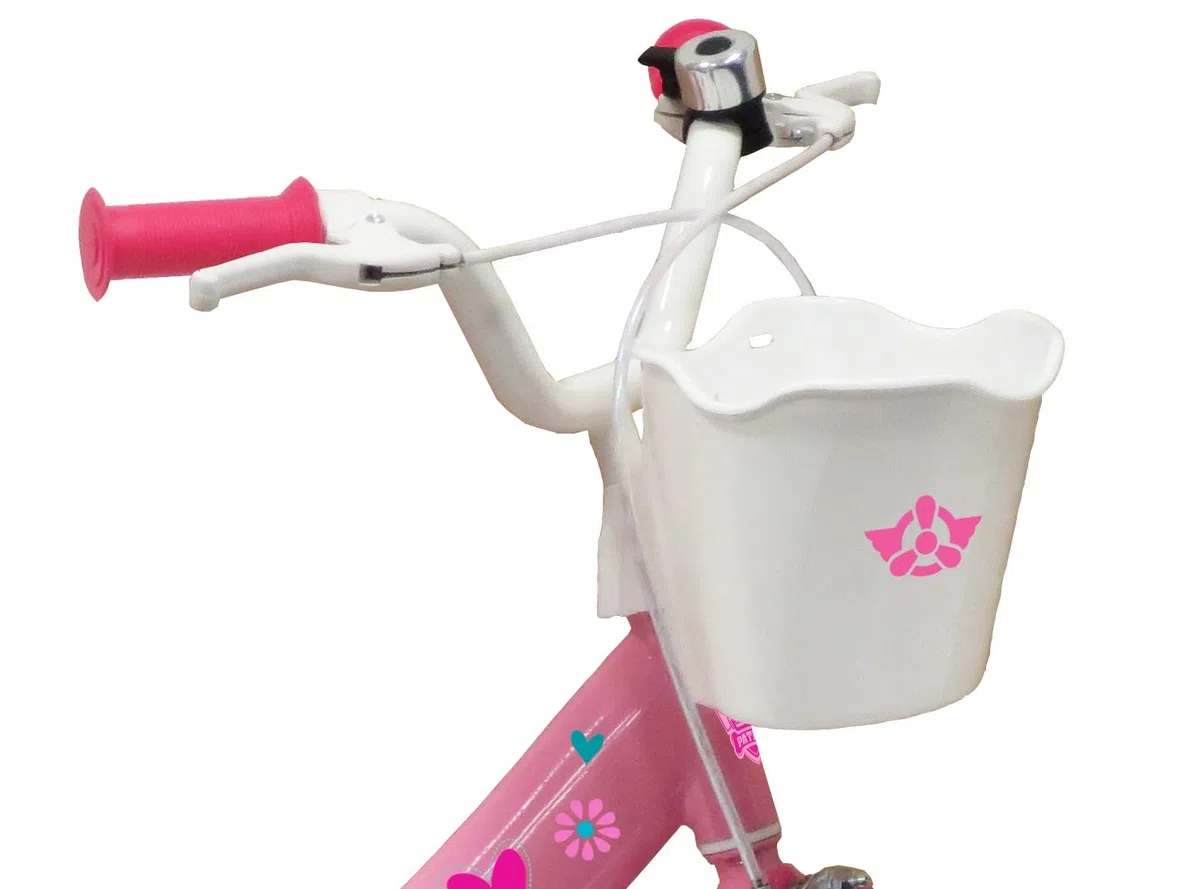 Mädchen Fahrrad Kinderfahrrad 14 Zoll Paw Patrol/Stella, Rosa, 35,6 cm