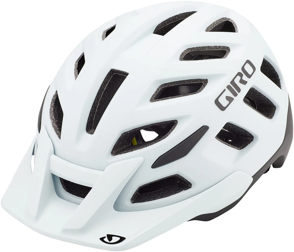 Giro Radix MIPS Fahrradhelm – MTB Helm – MIPS Schutzsystem – In-Mold Konstruktion – Belüftungssystem – Matte White, Größe: L