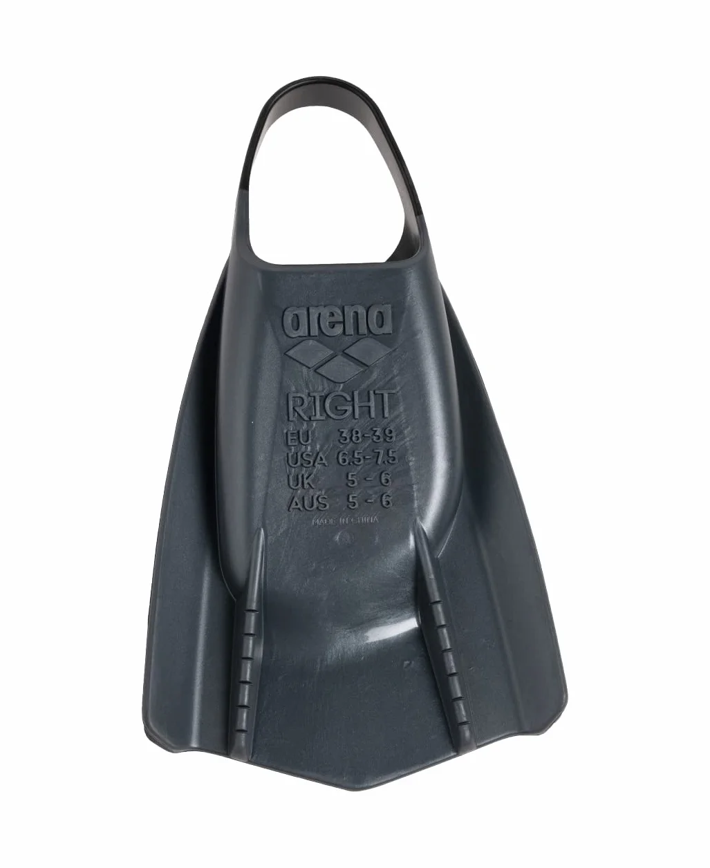 Arena Powerfin Pro II Schwimmbad-Trainingsflossen, Schwimmflossen für Erwachsene, Flossen aus 100% Silikon, Komfortable Kurzflossen für das Schwimmbad