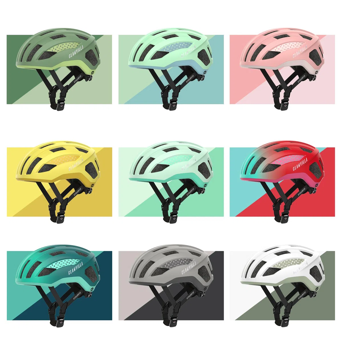 Rennradhelm für Damen und Herren City Trekking Fahrradhelm Professioneller Wettkampf Ultra Leichter belüfteter Fahrradhelm mit Magnetschnalle zum Platzieren von Brillen