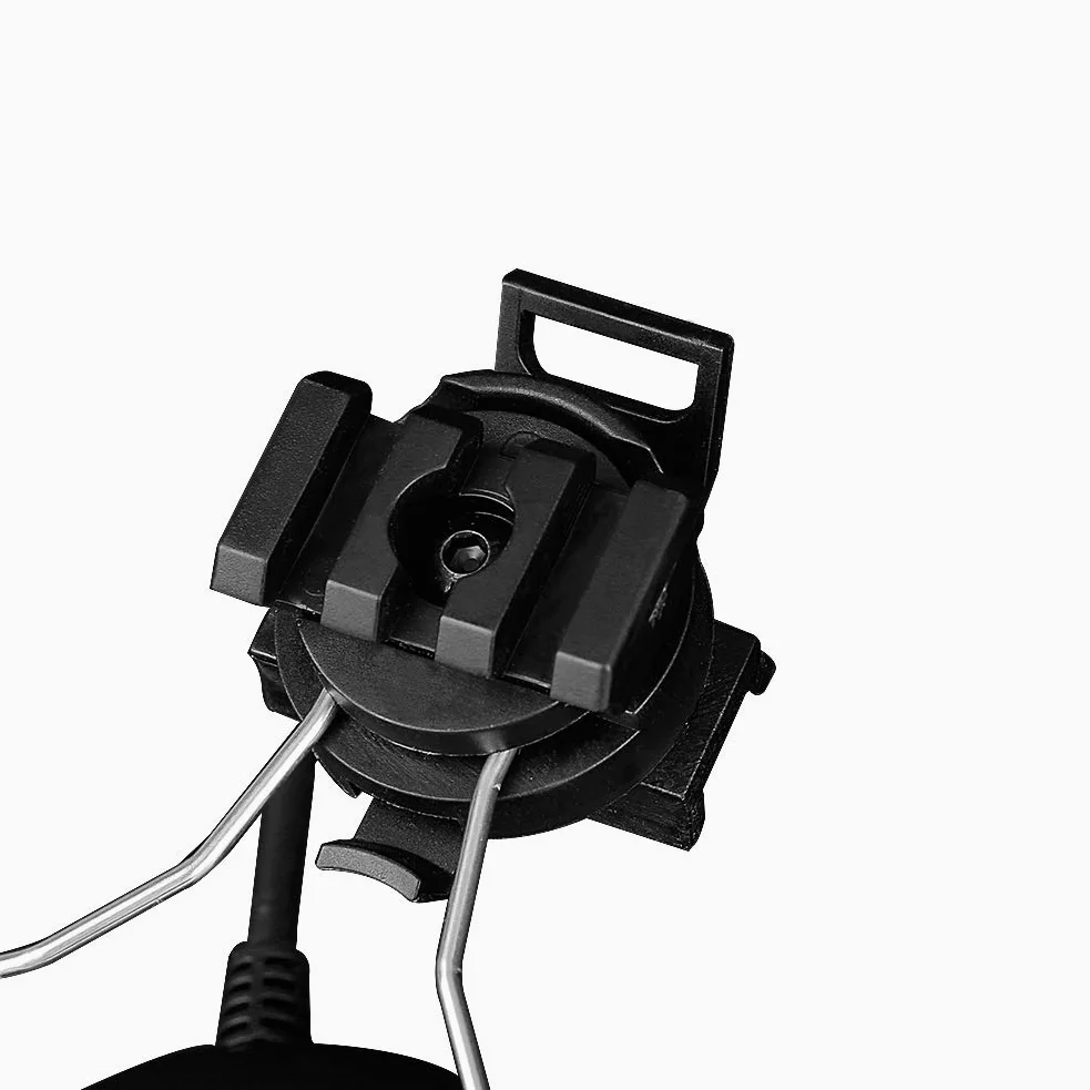 Taktisches Headset für Helm Airsoft Paintball Helm Seitenschiene Kopfhörer Wasserdichtes Schieß Jagd Headset Ohrenschützer Funktionskopfhörer