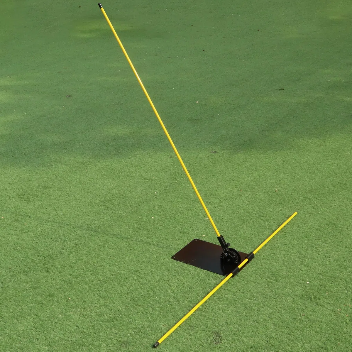 Verstellbarer Golf Alignment-Stick-Halter mit Winkelscheibe,Einstellbarer Schwingebenentrainer für Putt-Übungen, Golf Trainingshilfe & Zubehör für alle Spielstärken