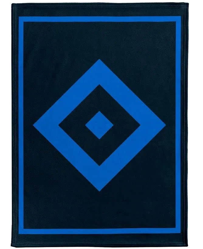 HSV Stadiondecke Hamburger SV, Blau, ca. 150 x 200 cm