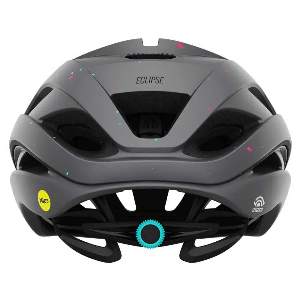 Giro Eclipse Spherical Rennrad Fahrrad Helm matt grau/pink 2022