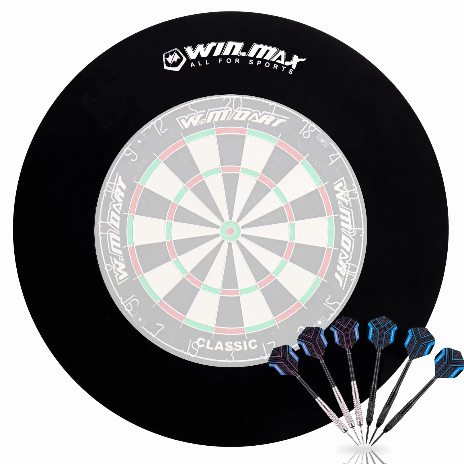 WIN.MAX Dart Catchring Surround Auffangring Dart Backboard Auffangring Rund Dart Surround Eva Dartscheibe