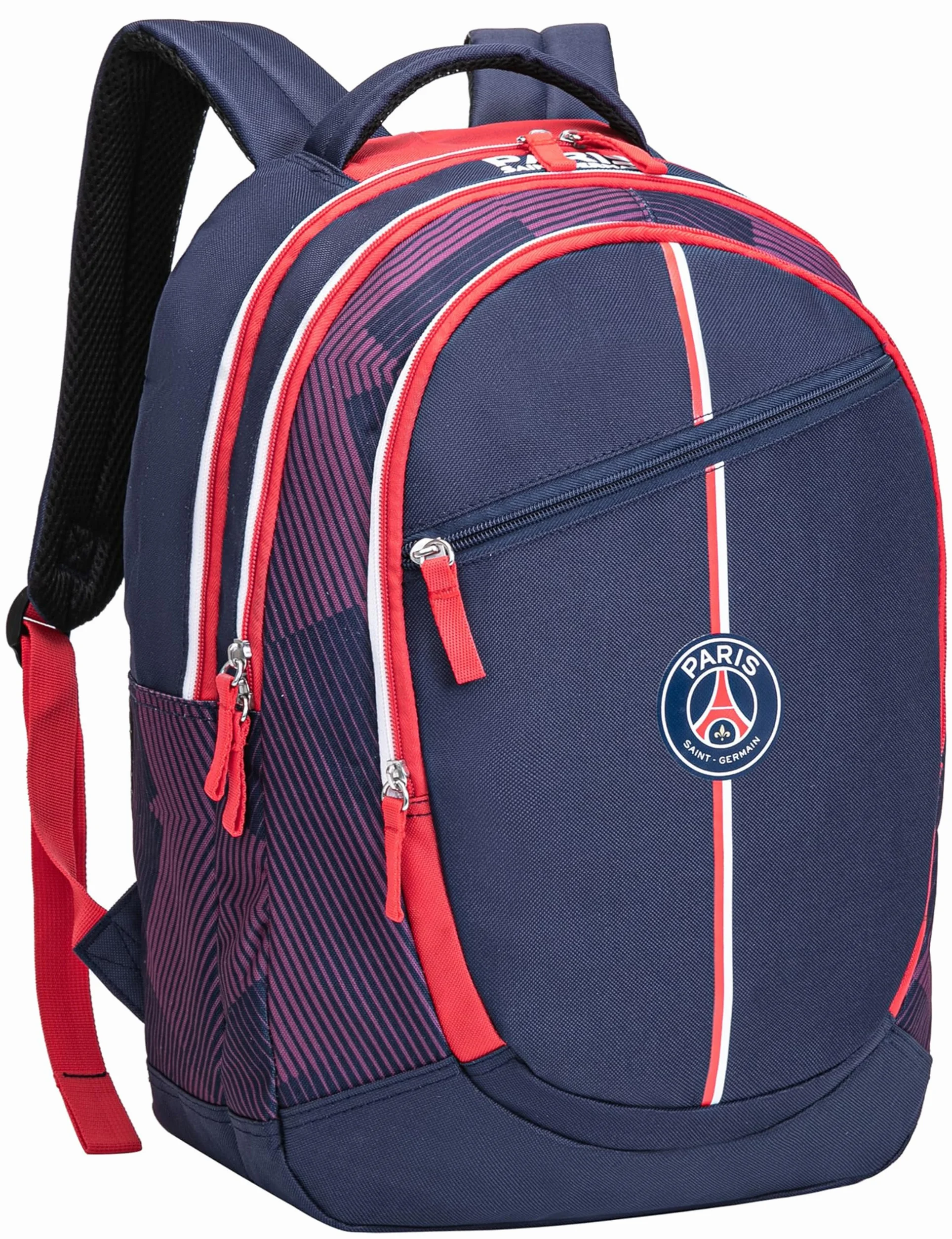 PSG Schulrucksack, offizielle Kollektion von Paris Saint Germain, 3 Fächer