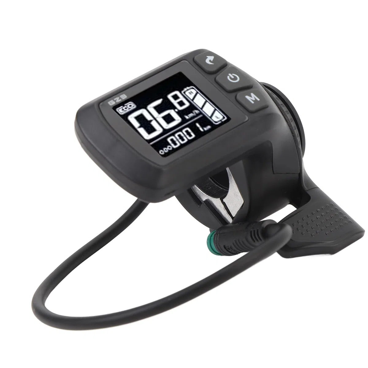 LCD-Display für Elektrofahrräder, Wasserdichter ABS-Hintergrundbeleuchtungsbildschirm mit 5-poligem Anschluss, für 24 V, 36 V, 48 V, 60 V, Elektrofahrräder, Roller