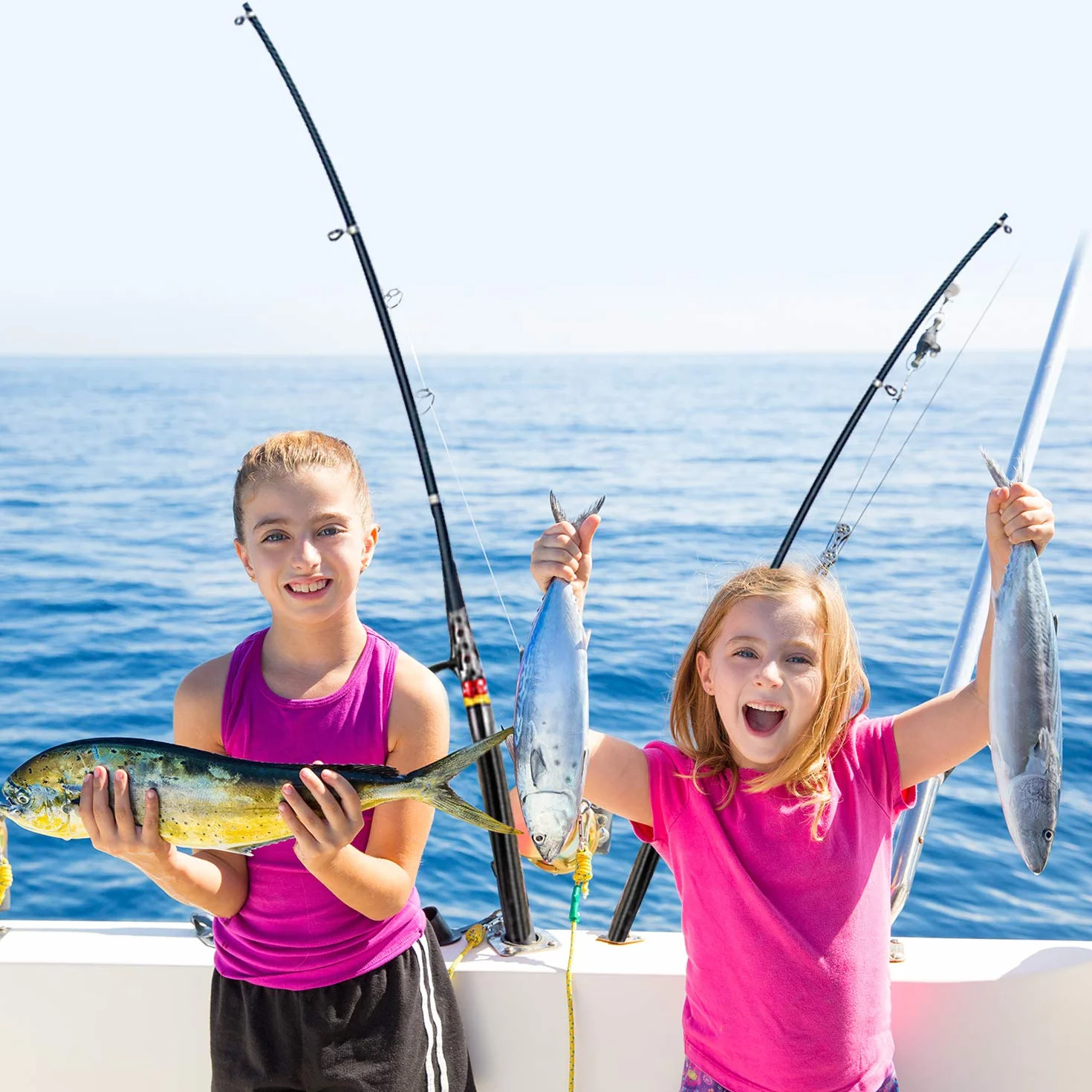 Teleskop-Angelrute, Kohlefaser und Spinnrolle Combo Spinnrute mit Spule, Angelhaken, für Kinder und Erwachsene | Saltwater & Freshwater