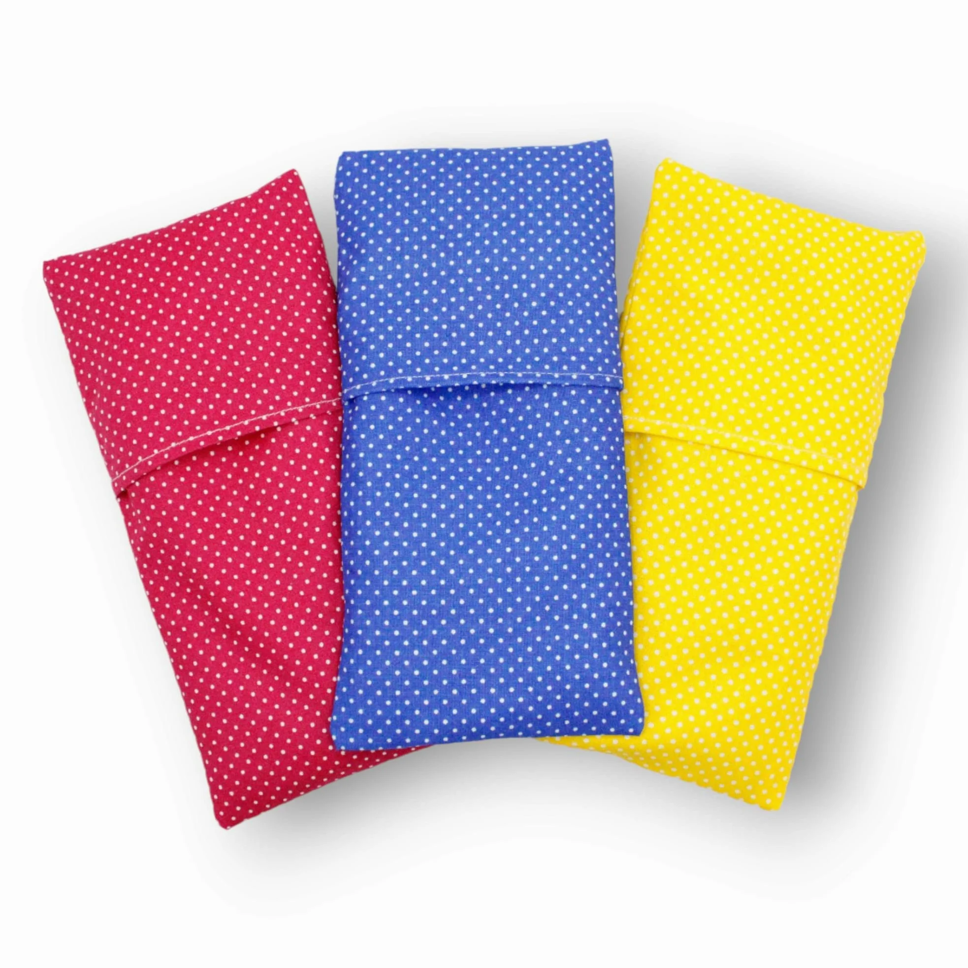Augenkissen yoga "Pack 6 colors" (6 Füllung, 6 waschbare Bezüge) | Lavendel Samen und Reis | Yoga, Meditation, Entspannung, für Ihre Augen ..