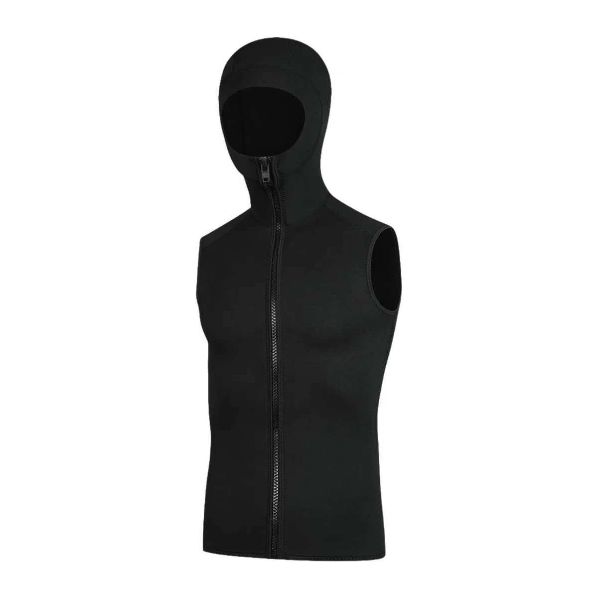 Neopren Oberteil, 3 mm Neoprenanzug, Kapuzenweste, Thermoweste, Kanufahren, Schnorcheln, Surfen, Schwimmen, Kajakfahren, Abenteuer, Frontreißverschluss, 3 mm Reißverschluss, Tauchen, Neopren