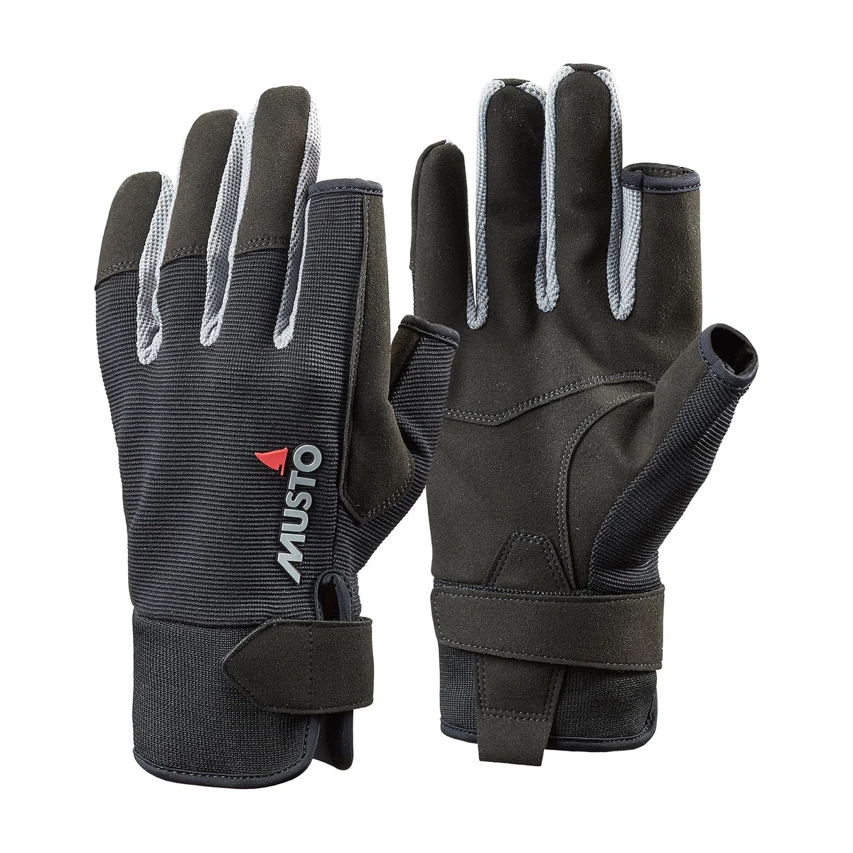 Musto 2018 Essential Segelhandschuhe Sailing Long Finger Gloves AUGL002, Schwarz, XXL