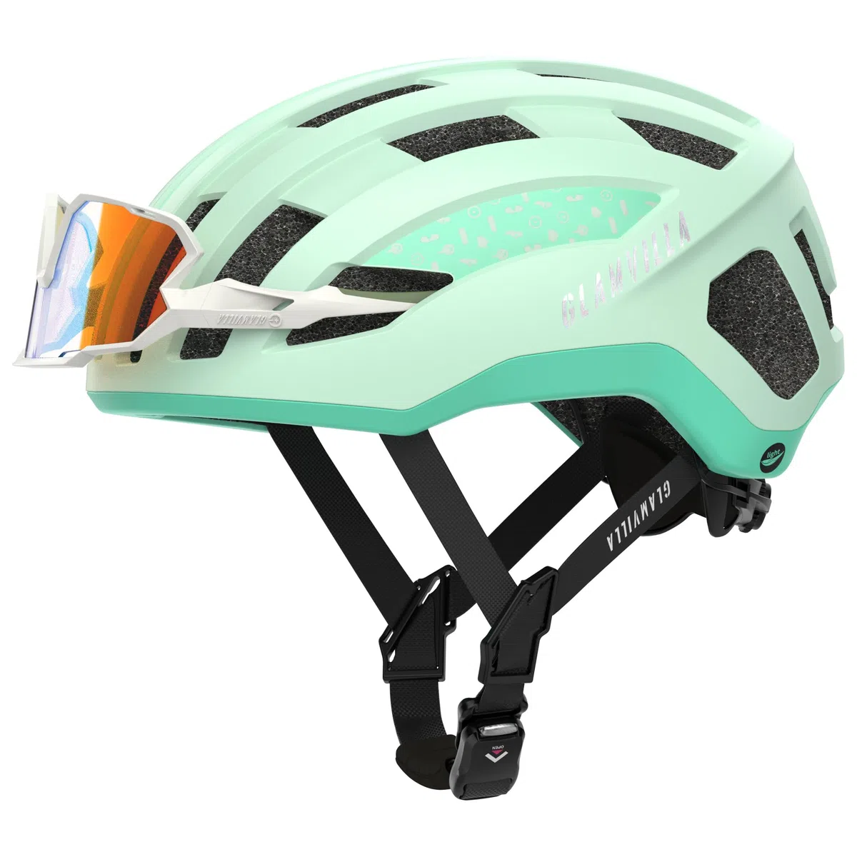 Rennradhelm für Damen und Herren City Trekking Fahrradhelm Professioneller Wettkampf Ultra Leichter belüfteter Fahrradhelm mit Magnetschnalle zum Platzieren von Brillen