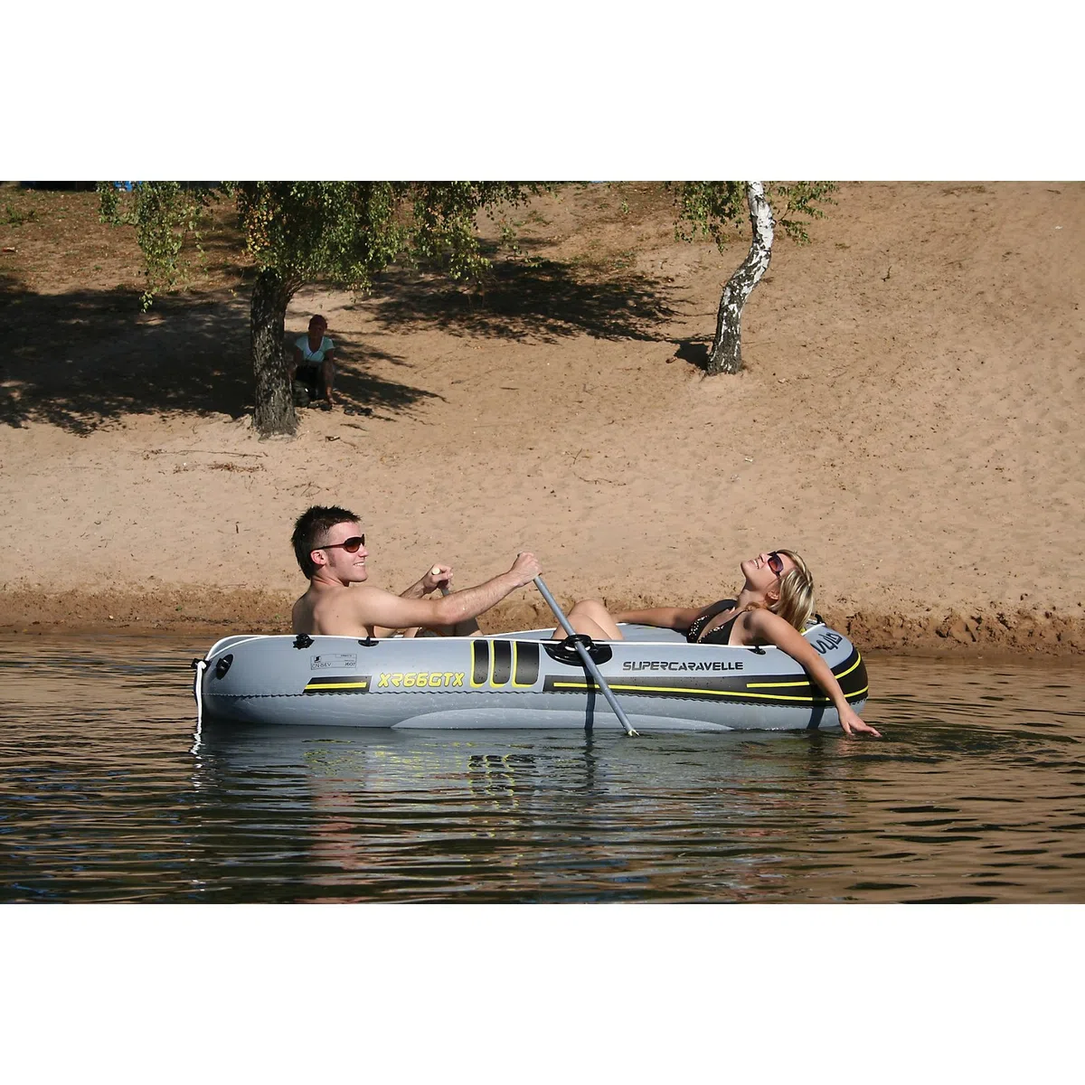 Sevylor Schlauchboot Supercaravelle XR86GTX-7, aufblasbares Boot für 3 Personen, 267 x 127 cm