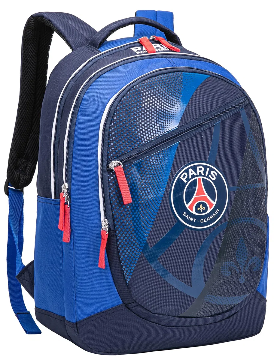 PSG Schulrucksack, offizielle Kollektion von Paris Saint Germain, 3 Fächer