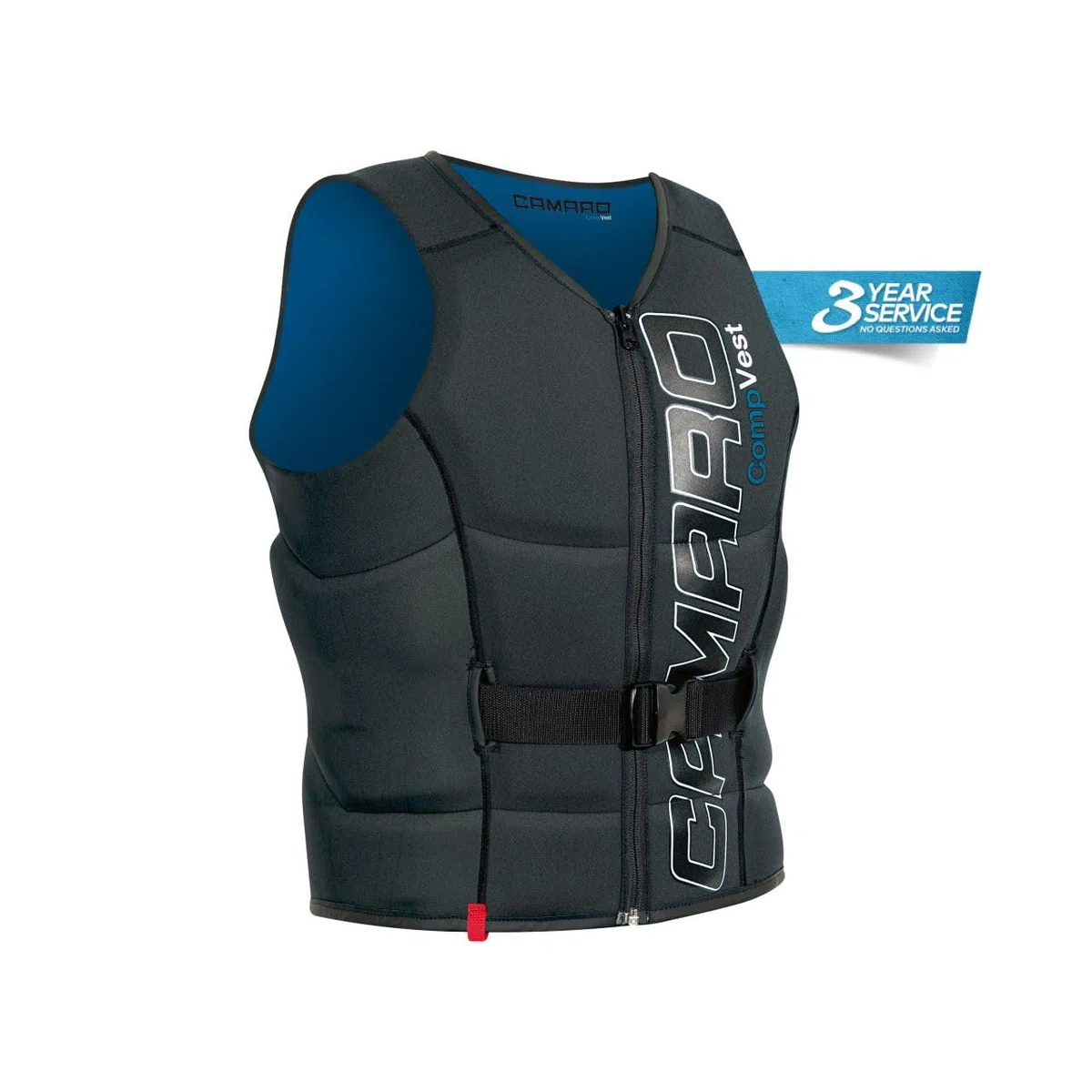 Camaro Comp Slasher Neopren Prallschutz Oberteil Wakeboard Kite Wasserski Black/Blue