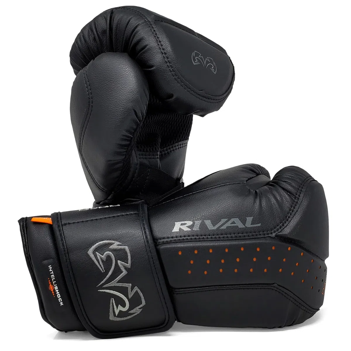 RIVAL RB10 Intelli-Shock Boxhandschuhe, Klettverschluss – ergonomische Passform, 3,2 cm geschlossenzelliger Schaumstoff für intensiven Gebrauch im Beutel