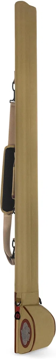 normani Fliegenrutentasche Rutentasche Hardcase mit 2 Innenräumen Tragetasche Transporttasche Rutenfutteral Fly Angelrute Tasche Wasserfest Rod Case Angelrucksack 145 cm