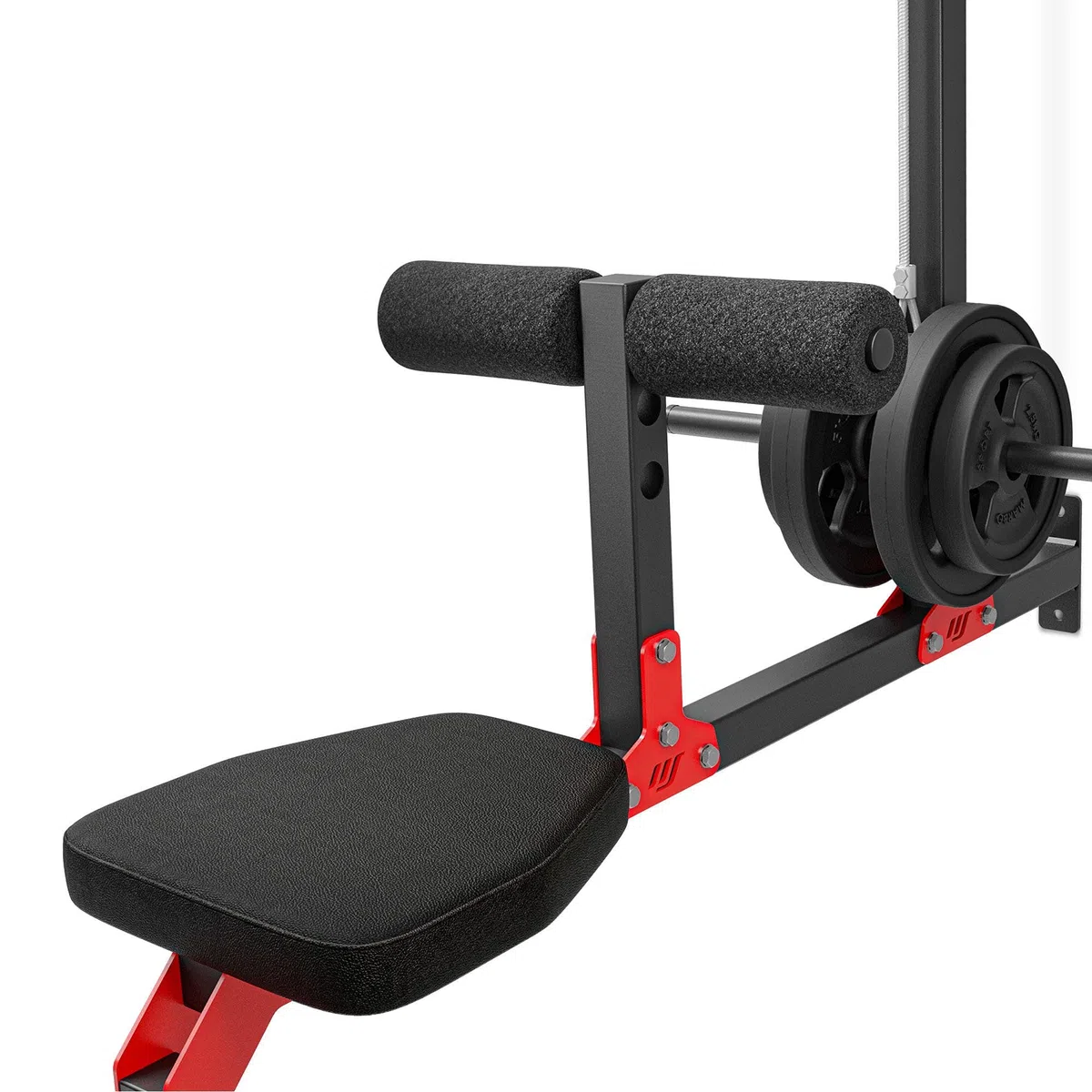 Marbo Sport - Latzug Station, Klimmzugstange Hantelbank - Kraftstation für Zuhause - LAT-Machine MH-W102 2.0 - Sportgeräte Fitnessgeräte für Zuhause - Kabelzugstation Kabelturm Homegym Trainingsgeräte