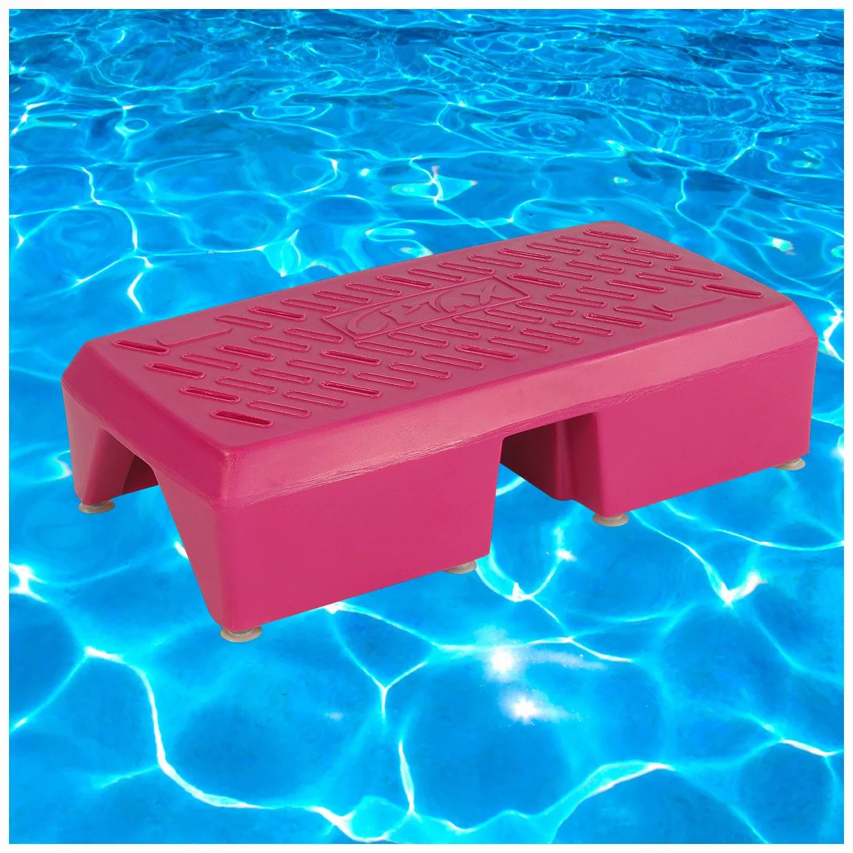 Aqua-Step mit Saugnäpfen 6 kg – Stepper für Aqua Fitness & Wassertraining – Pool Stepbrett rutschfest, belastbar bis 120 kg, ideal für Aquafitness, Reha & Stepp-Aerobic