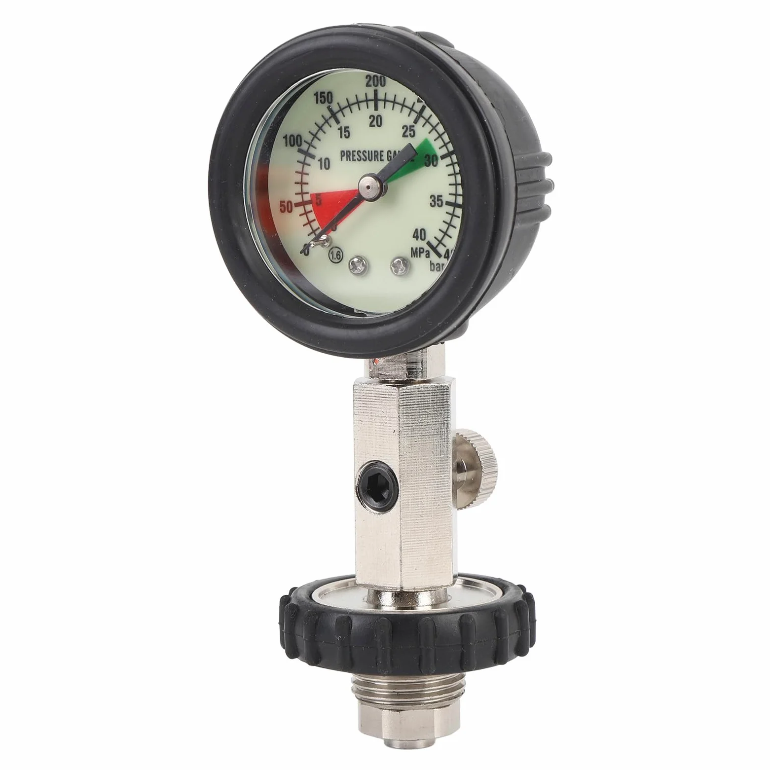 Hochpr?zises Tauchmanometer f¨¹r Sporttauchen ¨C Leuchtendes Display, Multifunktionale Messung, Einfache Lesbarkeit, Langlebig, Kompatibel mit Tauchreglern
