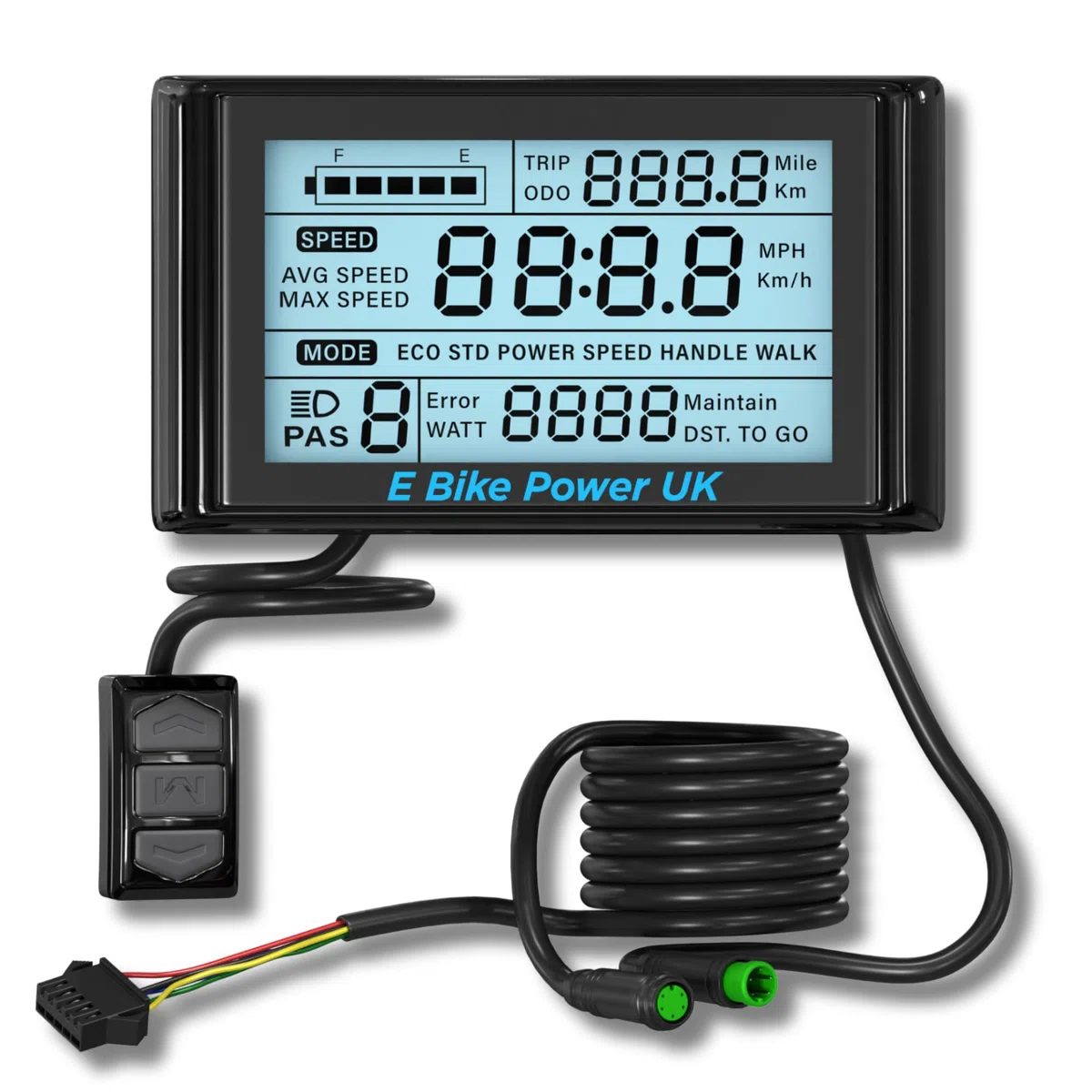 SW900 EBike Display, LED 5 Pin SW900 36V 48V 60V 72V Elektrofahrrad Bildschirm Panel Tacho Tachometer