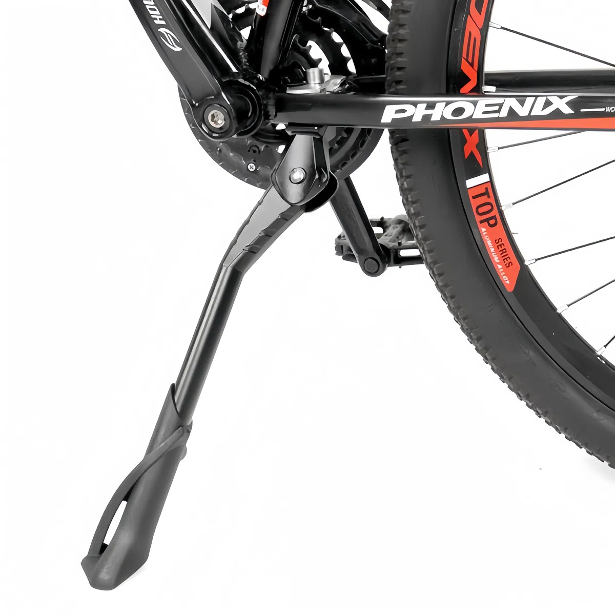 Fahrradständer 24-29 Zoll, Höhenverstellbar Fahrrad Seitenständer, Utschfest Mittelständer Bike Stand, Stabil Cube Fahrrad Ständer für Mountainbike, Rennrad, Trekkingrad, Pendlerfahrräder