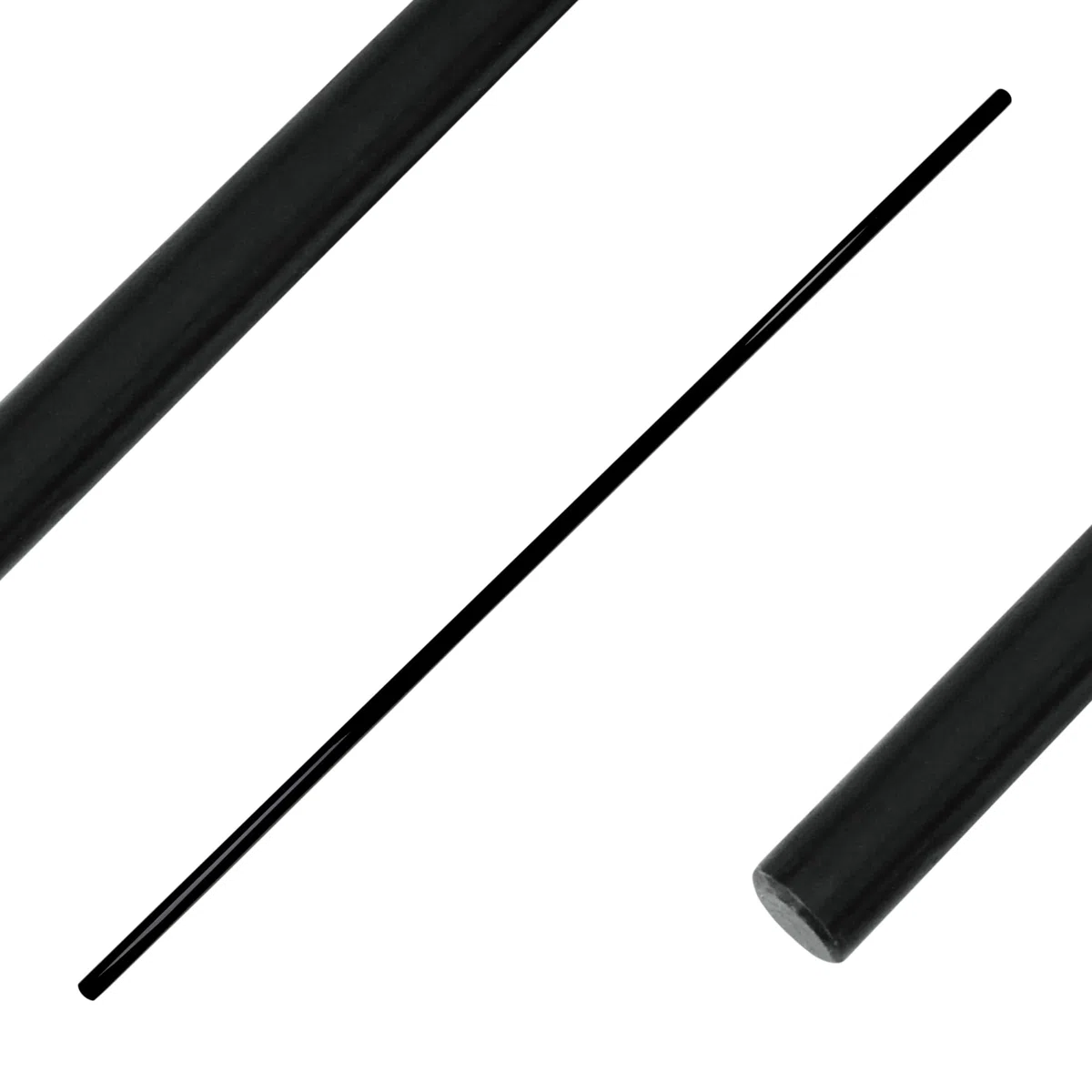 DEPICE BO Langstock schwarz Roteiche BO-Stab 182 cm