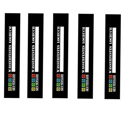 geo-versand 100 x wasserfestes Petling Logbuch - Fast unzerstörbar - Logbücher Kunststoff Geocaching Petlinge
