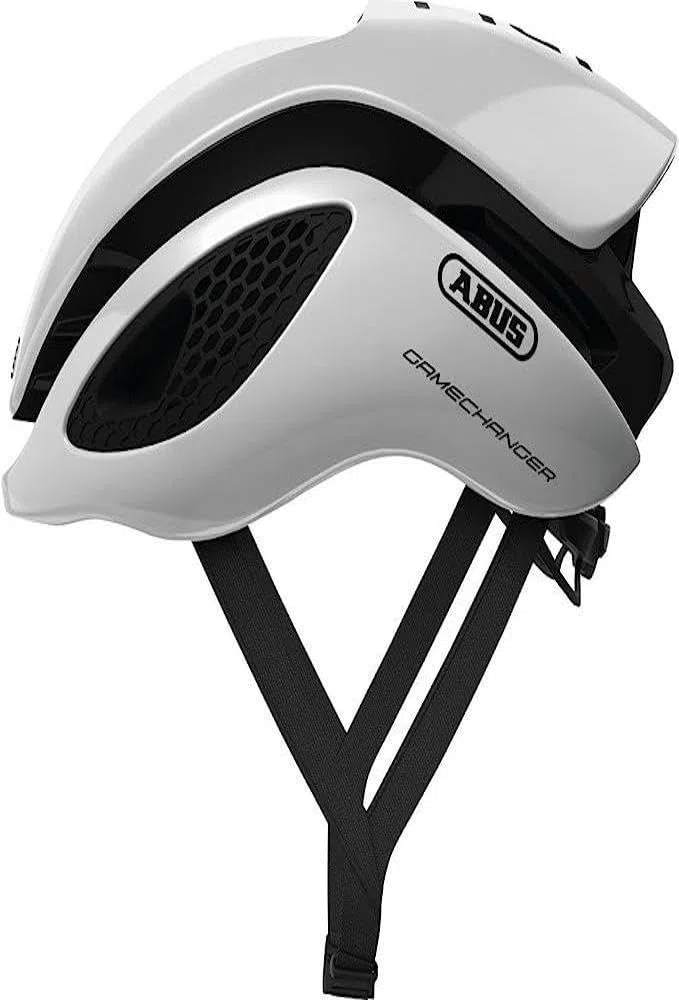 ABUS 77601 Fahrradhelm, Weiß (Polar White), M (52-58 cm) & Unisex – Erwachsene Helmtasche Helm Zubehör, Velvet Black, Universal