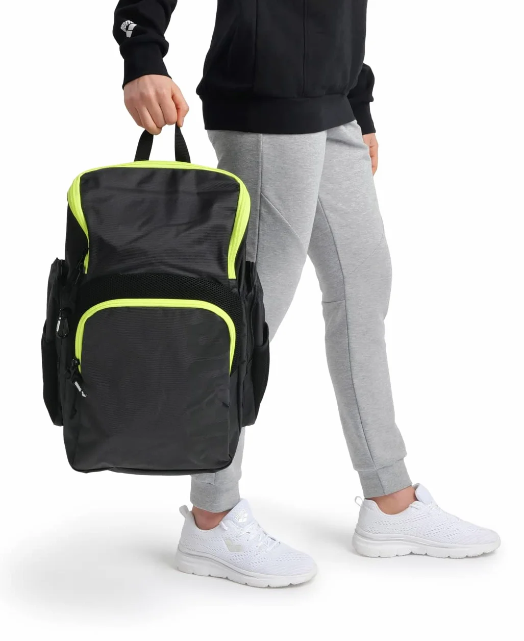 Arena Spiky III 35 Sportrucksack, Pool-, Turnhallen-, Meer- und Freizeittasche, Schwimmbadtasche aus Wasserabweisendem Stoff mit Gepolsterten Schultergurten, Schulrucksack, 35 Liter