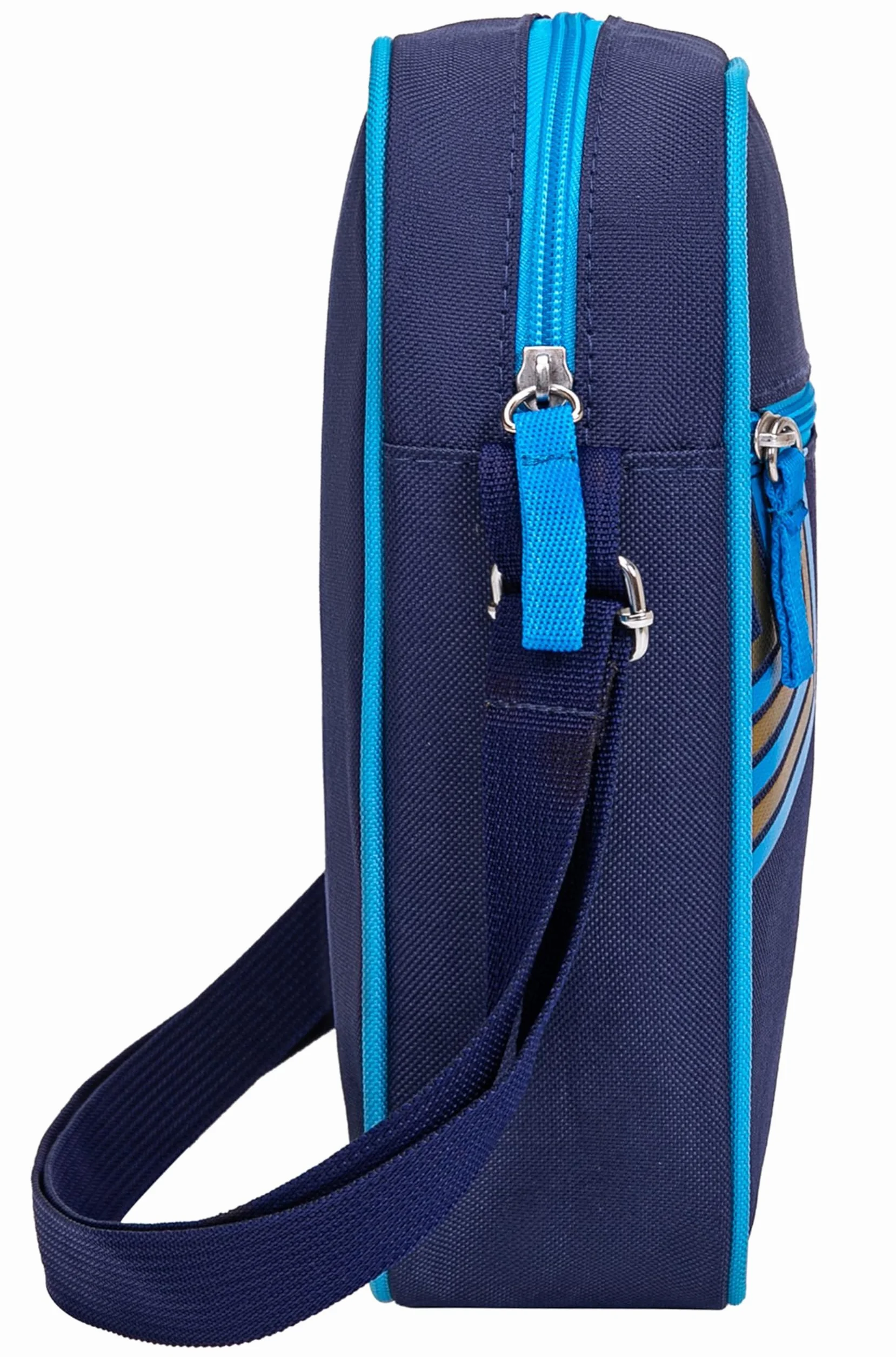 OLYMPIQUE DE MARSEILLE Tasche für Erwachsene - Offizielle Kollektion, Einfarbig, Blu, 25 x 20 x 10 cm, Reißverschluss, Top Handle, Polyester 100%