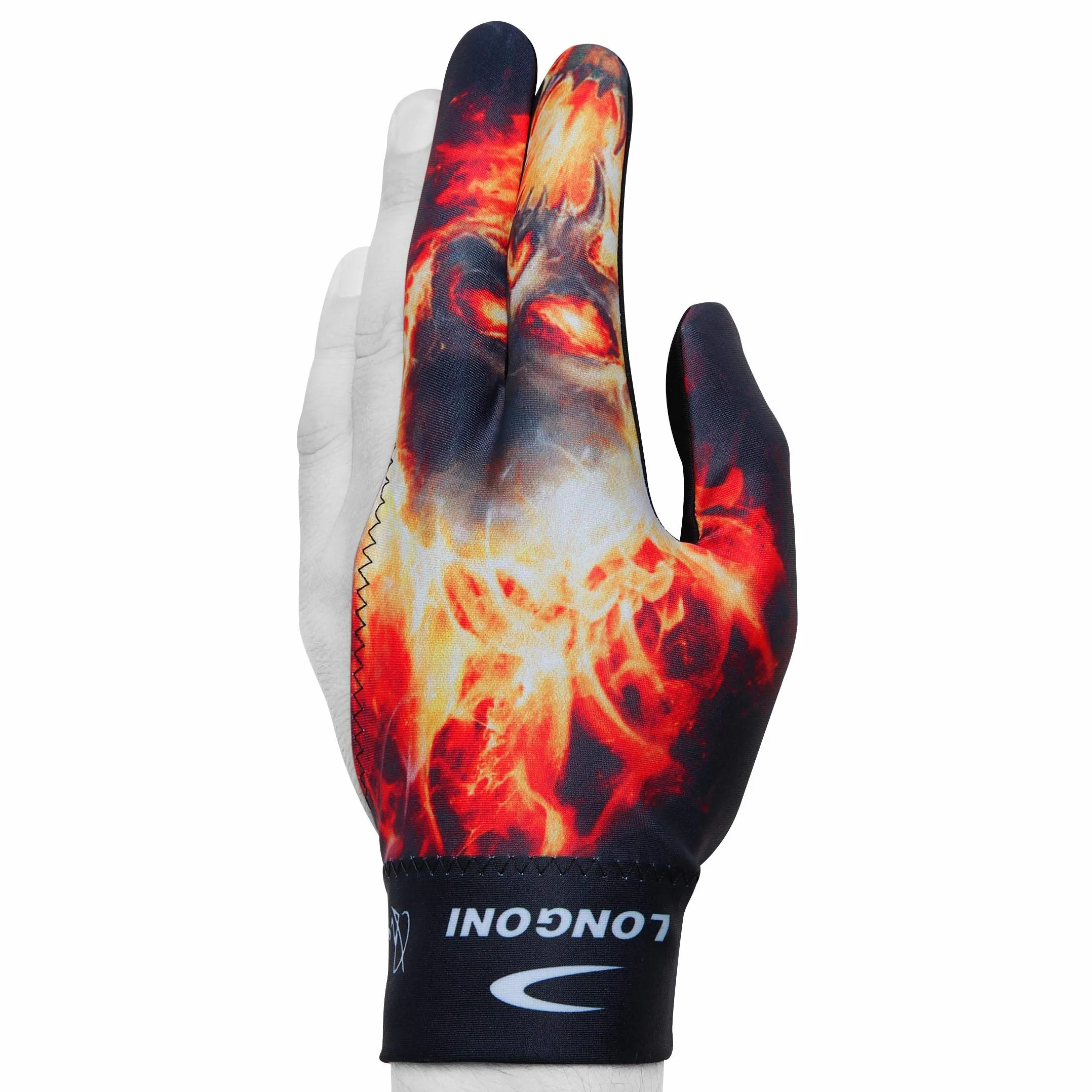 Longoni Billard-Queue-Handschuh Fancy Skull 2