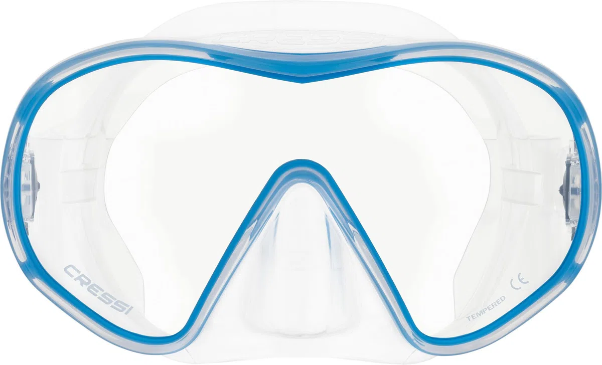 Cressi F-Dual, Clear/Blue
