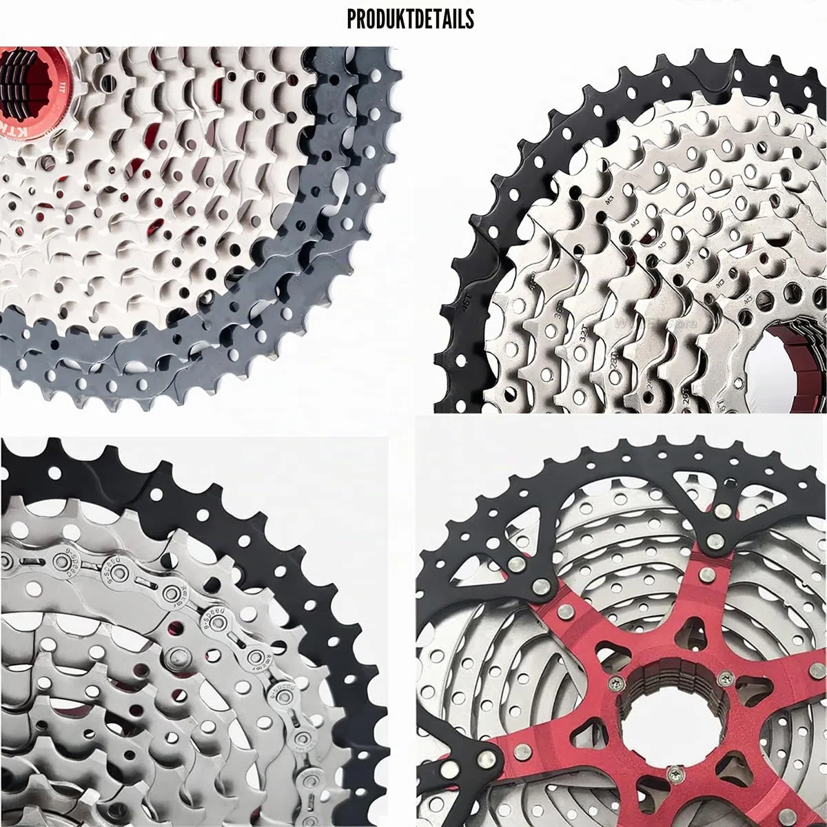 8 Gang Kassette 11-30T/32T/34T/36T/40T/42T/46T Mountainbike Kassette 8 Gang Fahrrad Kassette Ritzel Kompatibel mit Shimano Ultegra XT Sunrace Sram