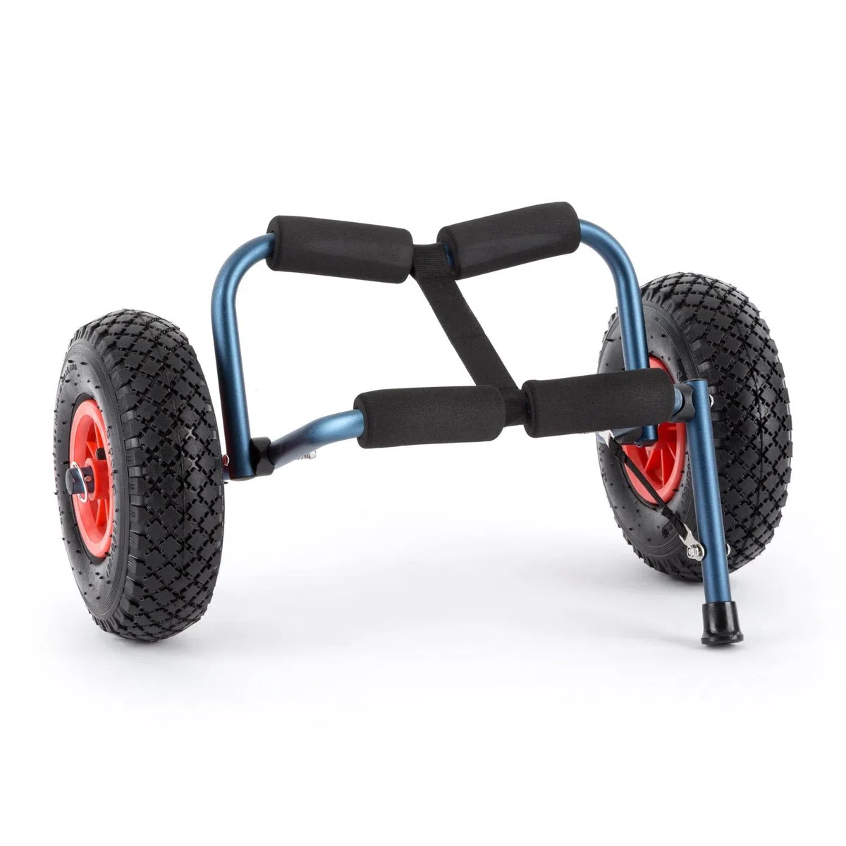 Sea Mule - Kajakwagen, Kanuwagen, Bootswagen, Trolley, Schaumstoffauflagen, abnehmbaren Gummi-Luftreifen, klappbare Stütze, Aluminium eloxiert, faltbar, 60kg max.
