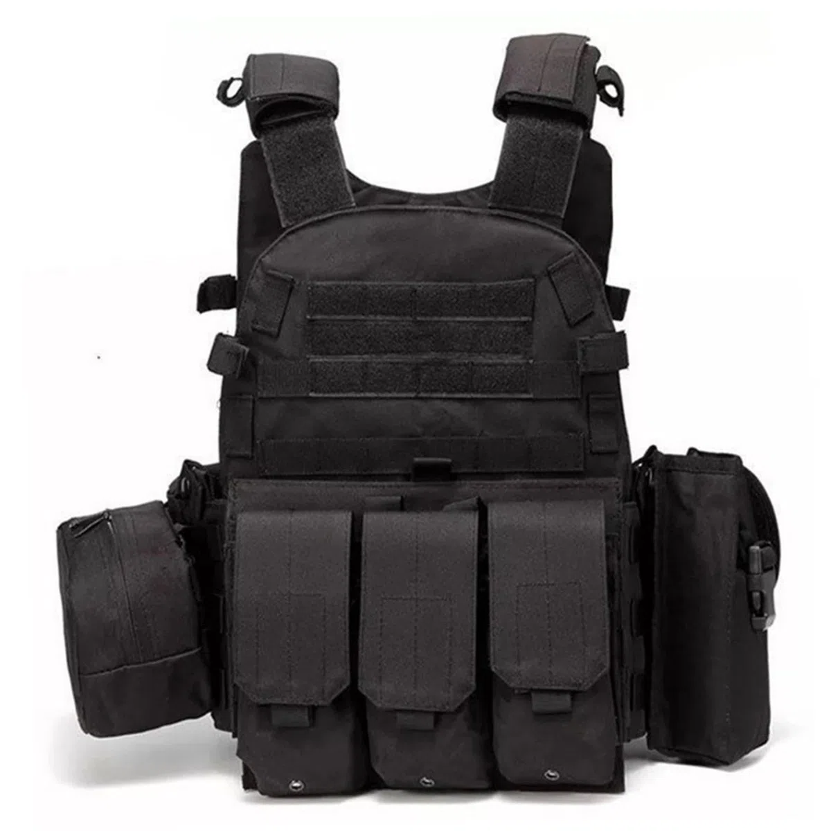 Multifunktionale Molle-Airsoft-Weste, verstellbar, atmungsaktiv – Paintball-Plattenträger für das Training von Sicherheitskräften im Freien