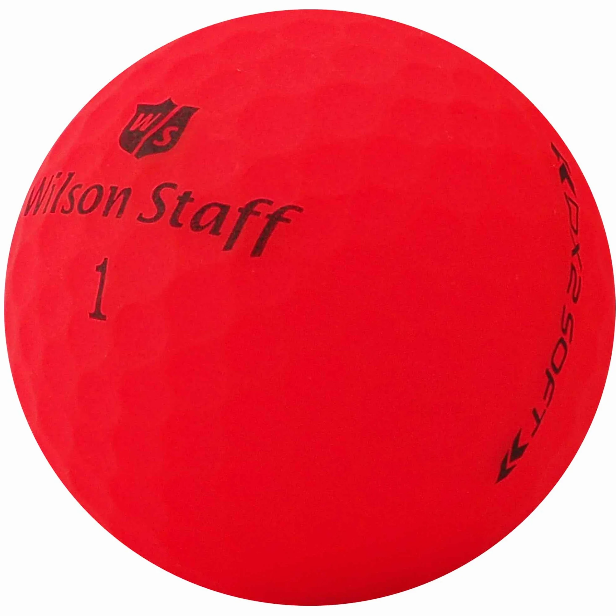 24 Wilson Staff Dx2 / Duo Soft Optix Golfbälle - AAAAA - PremiumSelection - Rot - Mattes Finish - Lakeballs - gebrauchte Golfbälle - im Netzbeutel