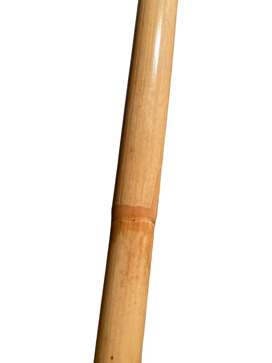 Jo Stab Rattan ungeschält - 127 cm - mit Schale - Trainingsstock Holz Hell - Aikido, Iaido, Kempo, Kobudo, Kampfkunst, Vollkontakt