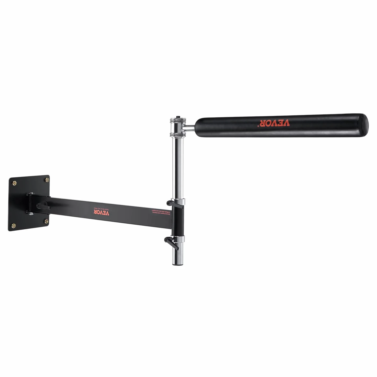 VEVOR Wandhalterung Boxen Reflexstange, Boxen Speed Trainer Boxen Spinning Bar mit Handschuhen, Einstellbare Trainingsgeräte für Boxtraining Kickboxen, MMA, Stressabbau & Fitness Schwarz