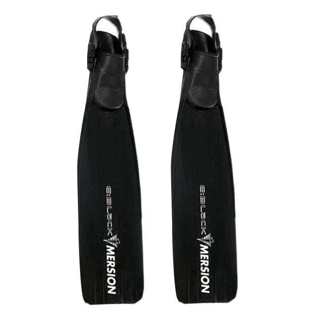 Imersion - E:Black Open Heel Fins, Color Black, Größe EU 43-45
