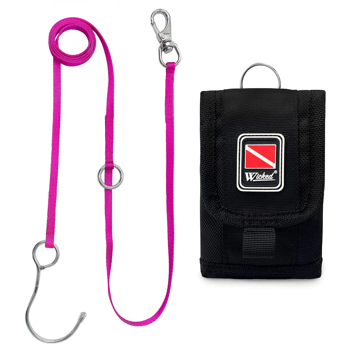 Wicked Scuba 316 Stainless Steel Multipoint Reef Hook 4-6 Ft. Length