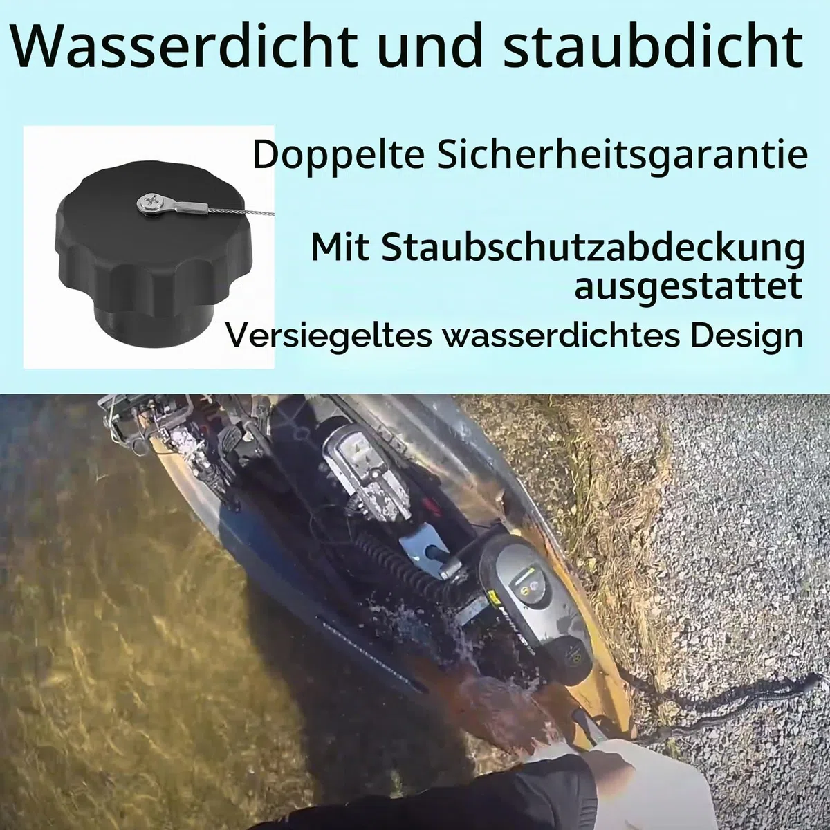 1865128 1865120 MKR-26 MKR-28 für Minn Kota Süß- und Salzwasser Trolling Motor Stecker und Buchse Marine Batterie Zubehör