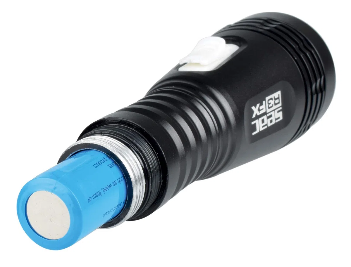 Seac Rechargeable Battery, aufladbare Batterie für Seac Taucherlampe (R40, i50 und SZ300), Li-Ion 26680