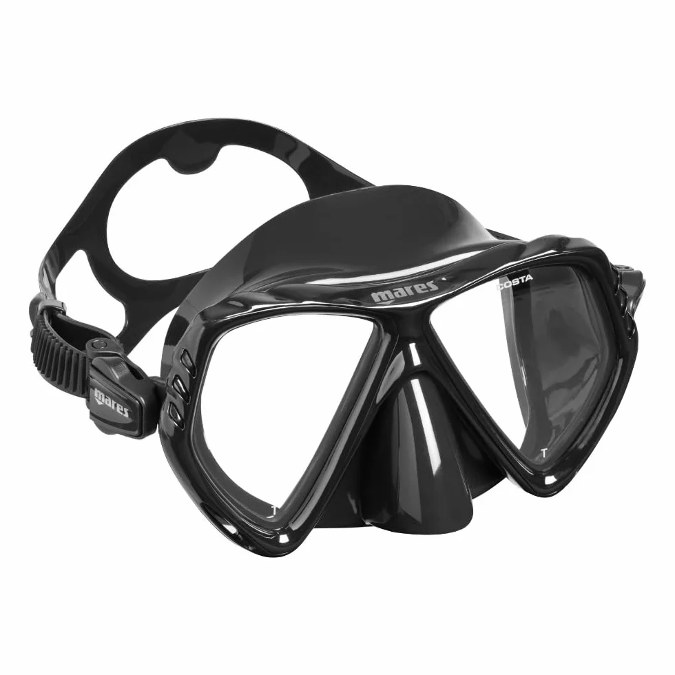 Mares Set Volo One Dry - Schnorchelset für Erwachsene, OPB-Technologie, Hartglas, Dry Top Schnorchel